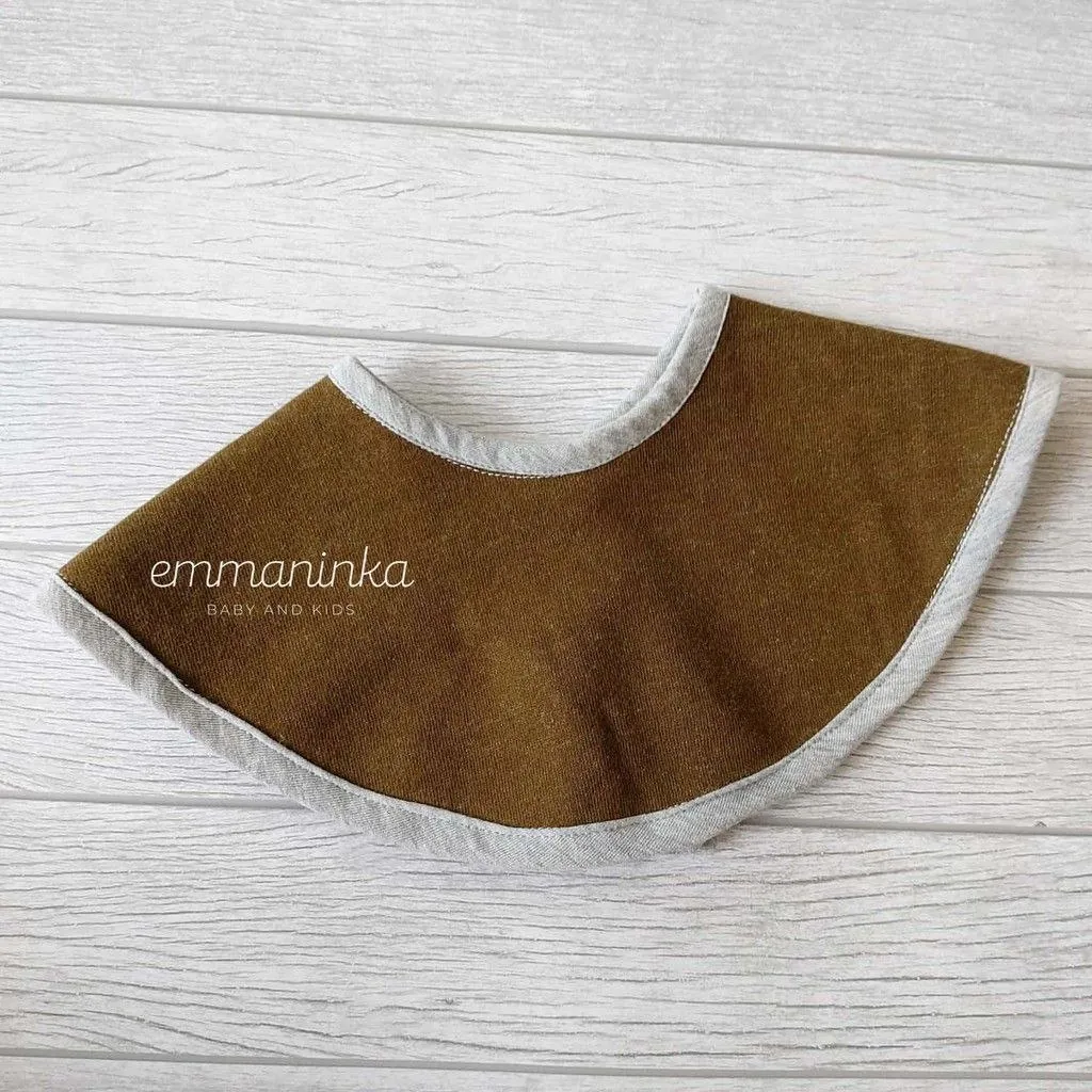 Round Bibs - Brown