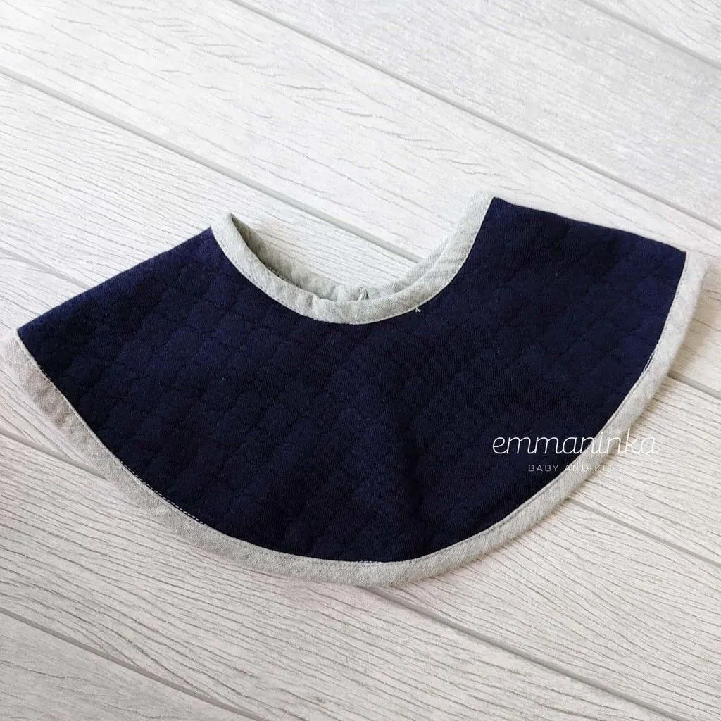 Round Bibs - Navy