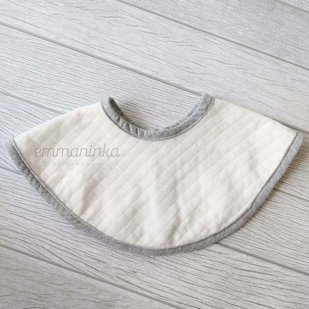 Round Bibs - White