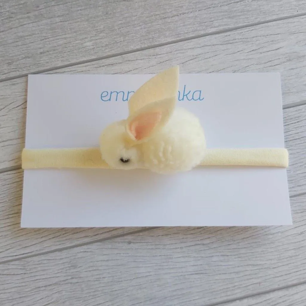 Headband Bunny White