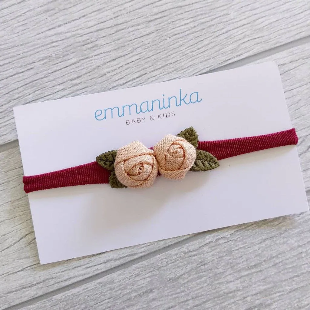 Headband Little Flower Pink