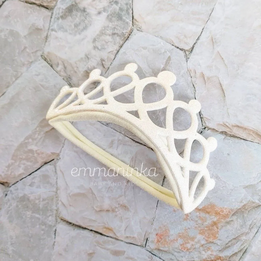 Headband Mahkota Cream