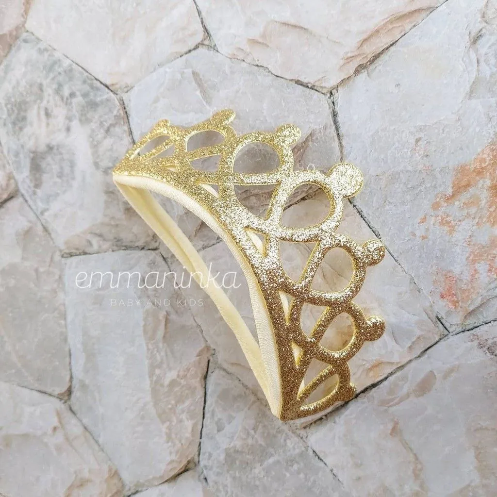 Headband Mahkota Gold