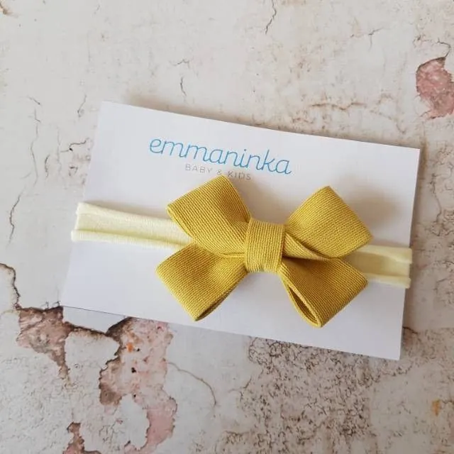 Headband Pita Yellow Cream