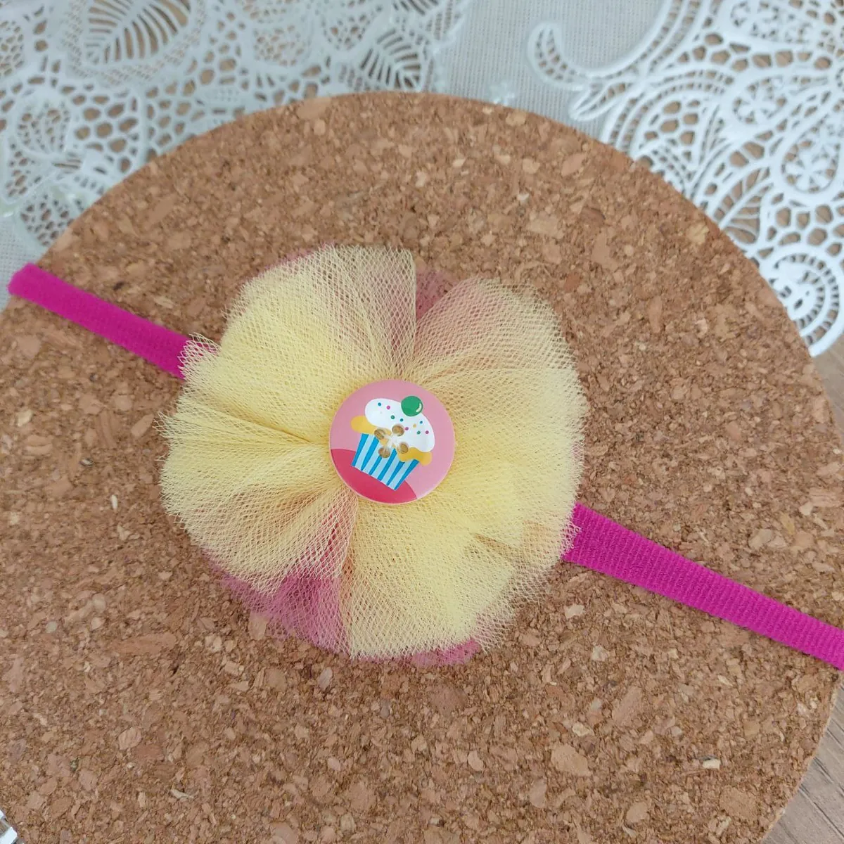 Headband Tulle - Cup Cake