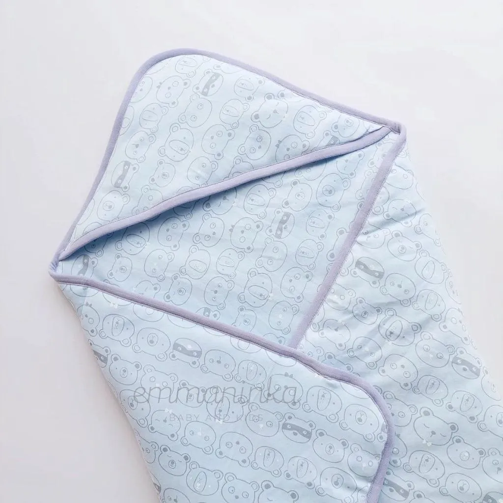 Hoodie Blanket - Bears Blue