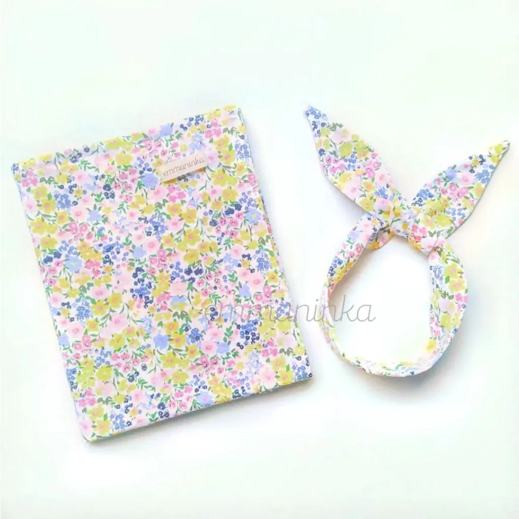 Swaddle Blanket Set - Flower Yellow Blue