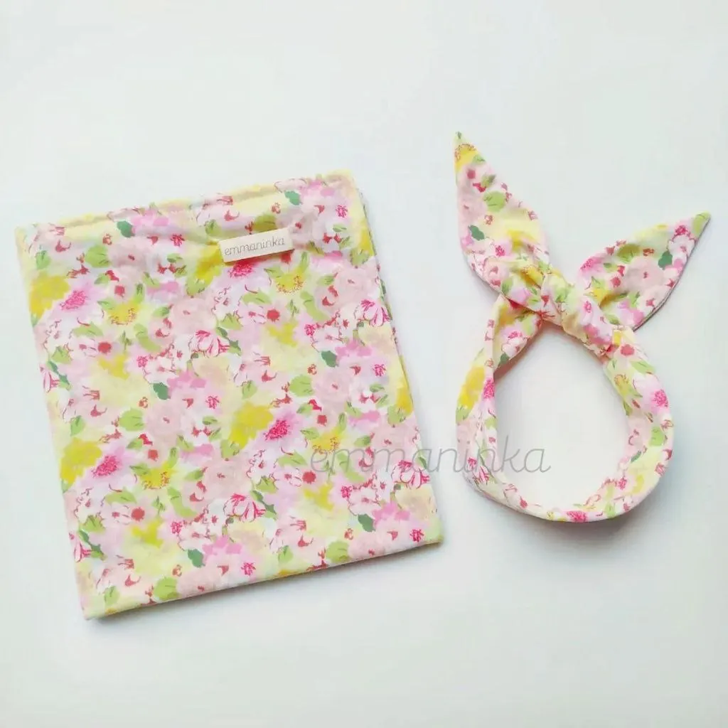 Swaddle Blanket Set - Flower Peach