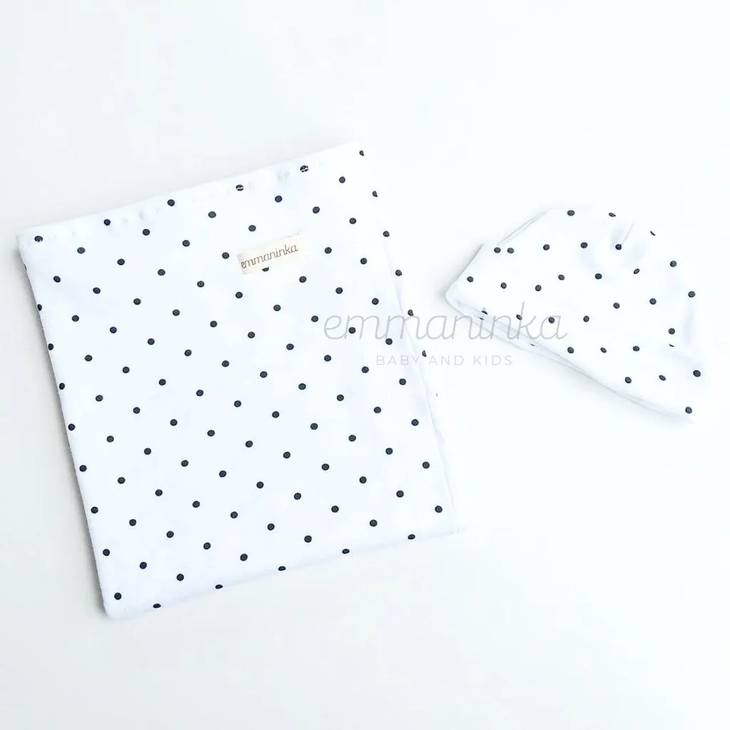 Swaddle Blanket Set - Dottie Black