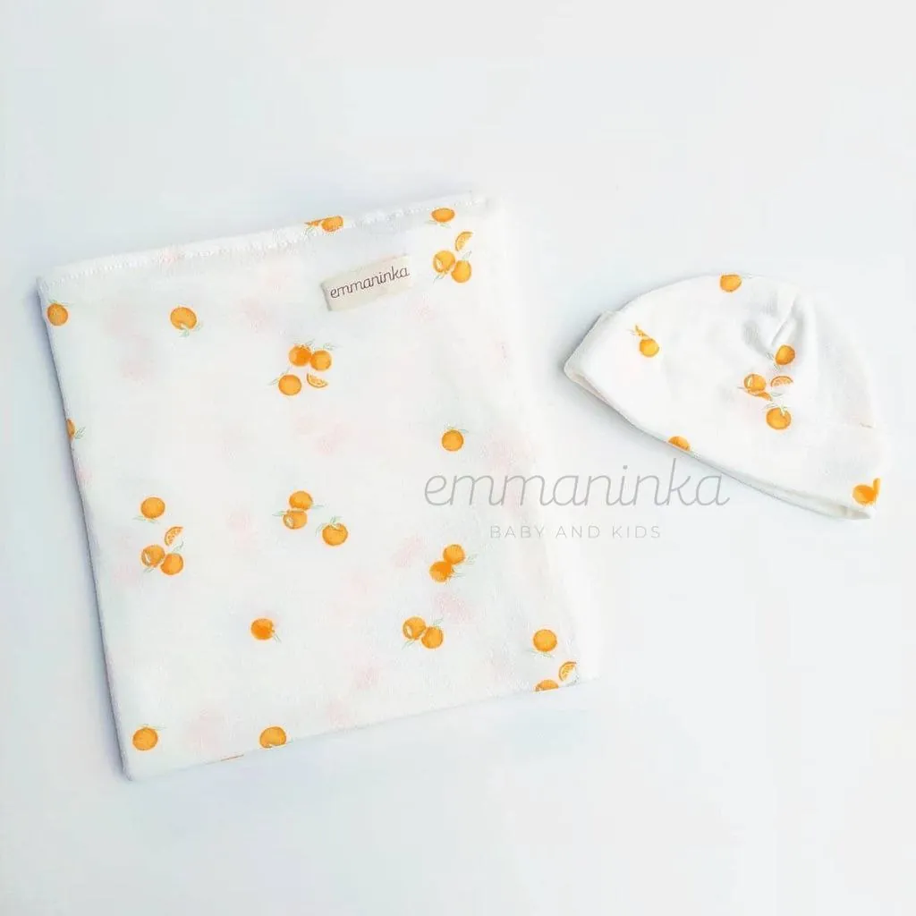 Swaddle Blanket Set - Orange