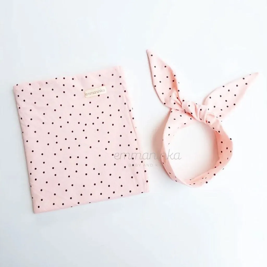 Swaddle Blanket Set Dottie Pink Soft