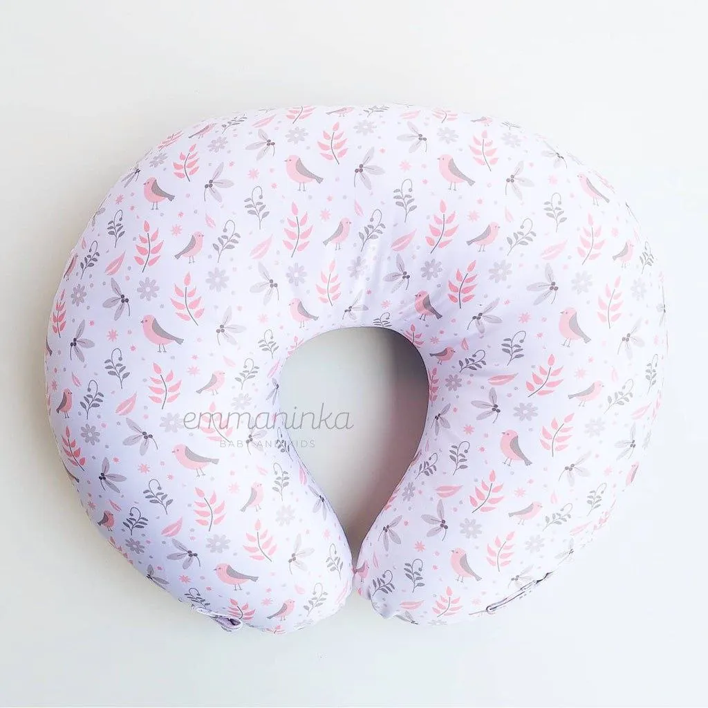Nursing Pillow Floral Cream