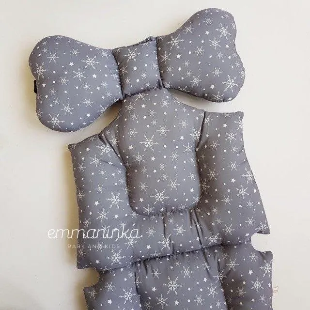 Stroller Pad Snow Grey