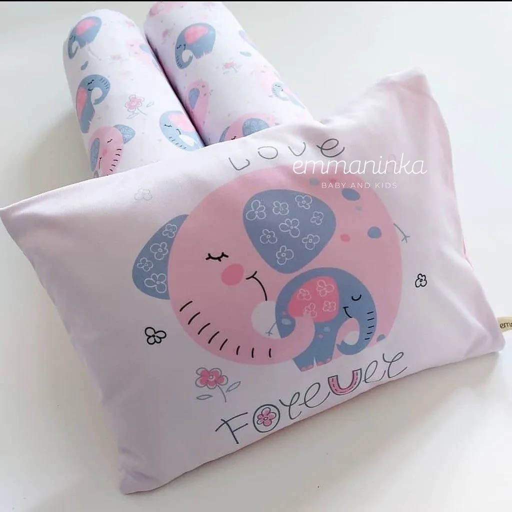 Baby Pillow Set Elephant Forever