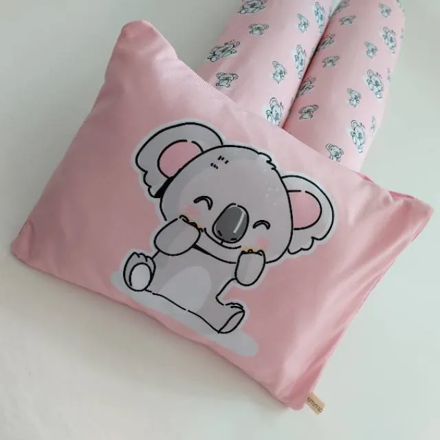 Baby Pillow Set Koala Pink