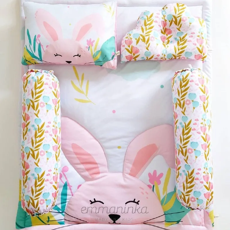 Bedcover Set Bunny Floral
