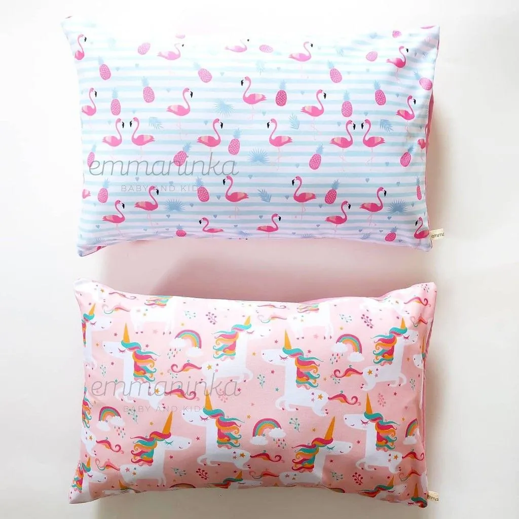 Cuddle Pillow - Flamingo Stripes