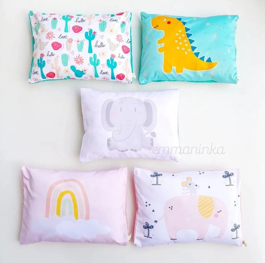 Bantal Bayi - Elephant Pink Mouse