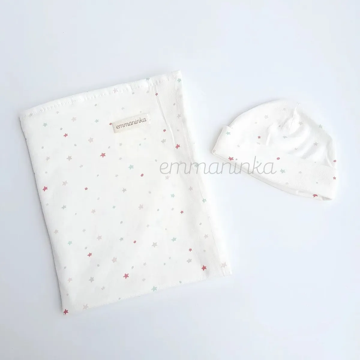 Swaddle Blanket Set - Stars Cream