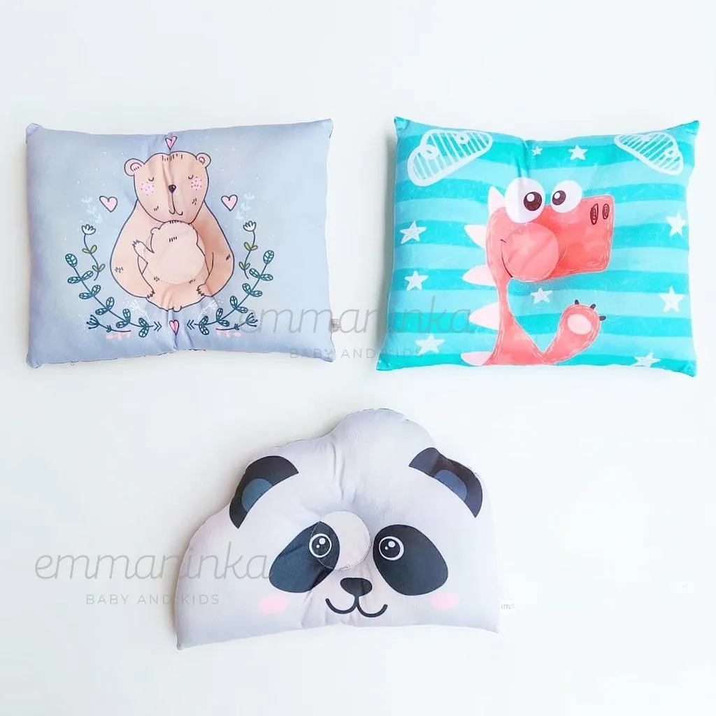 Bantal Anti Peyang - Panda Lovely Grey