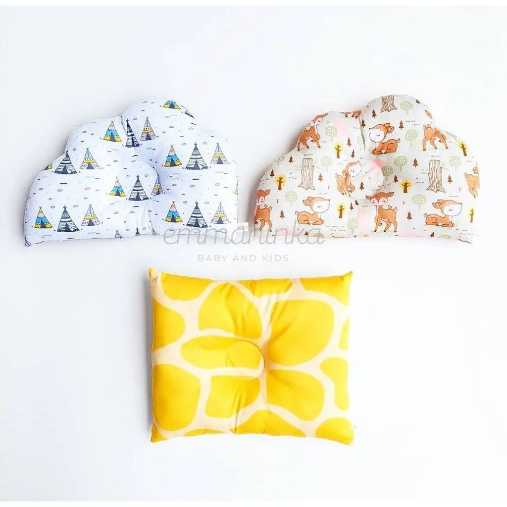 Bantal Anti Peyang - Yellow Pattern Persegi