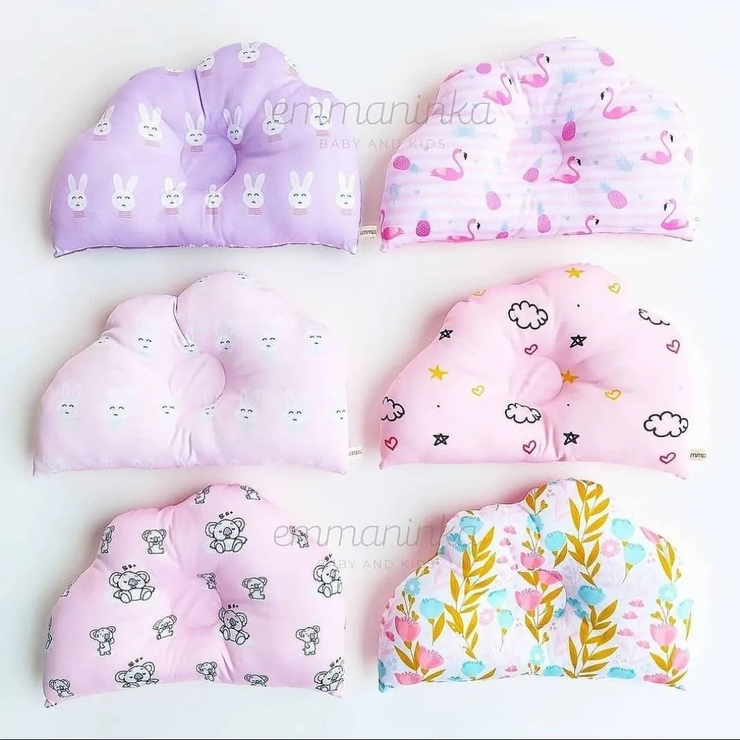 Bantal Anti Peyang - Floral Blue Pink