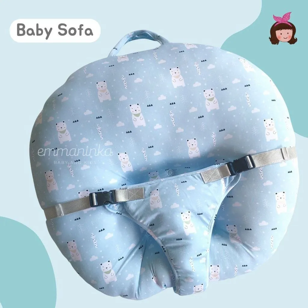 Baby Sofa - Blue Bear